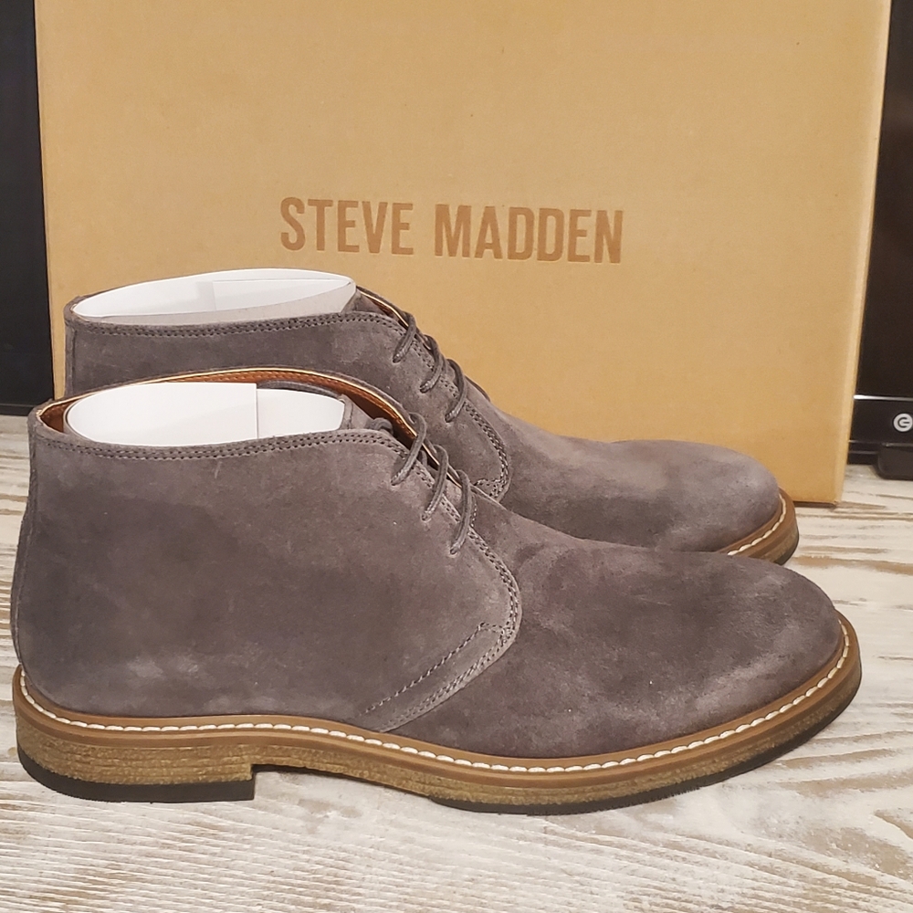 Mens Suede Dress Shoes Steve Madden 8.5